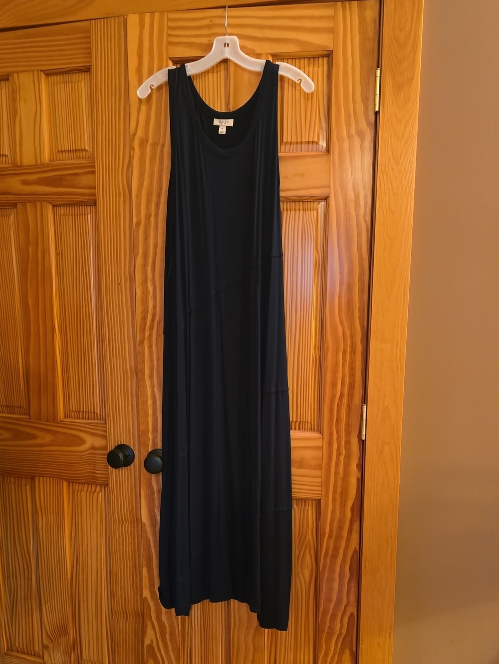 Style & Co. Navy Sleeveless Maxi Dress